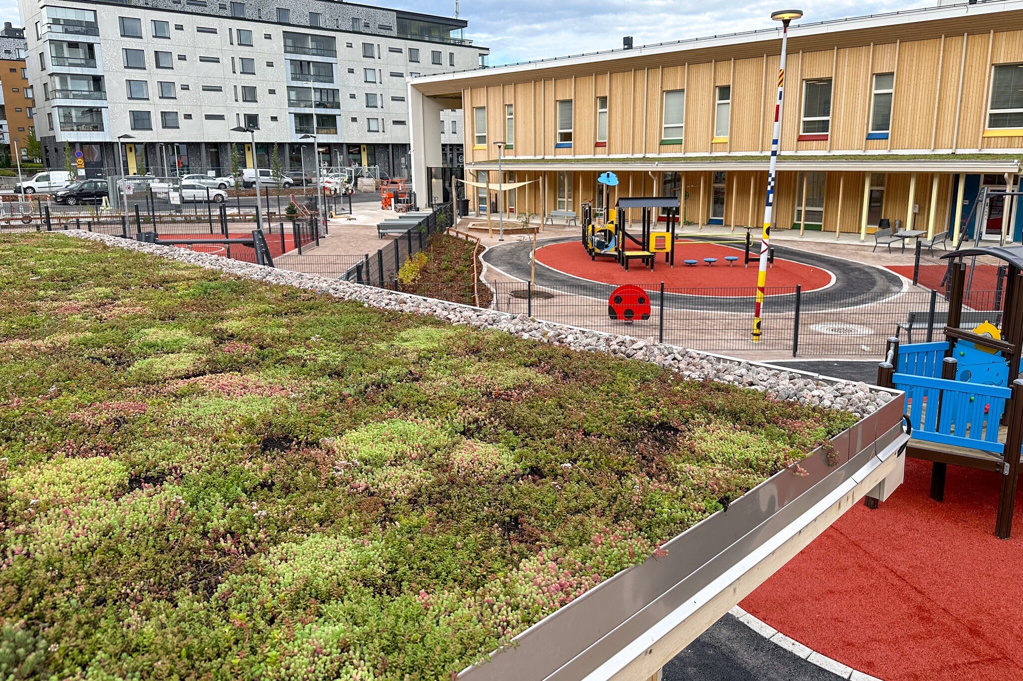 Edge Trims For Green Roofs Of Courtyard Buildings Peltitarvike Edge Trims For Green Roofs Of Courtyard Buildings Peltitarvike